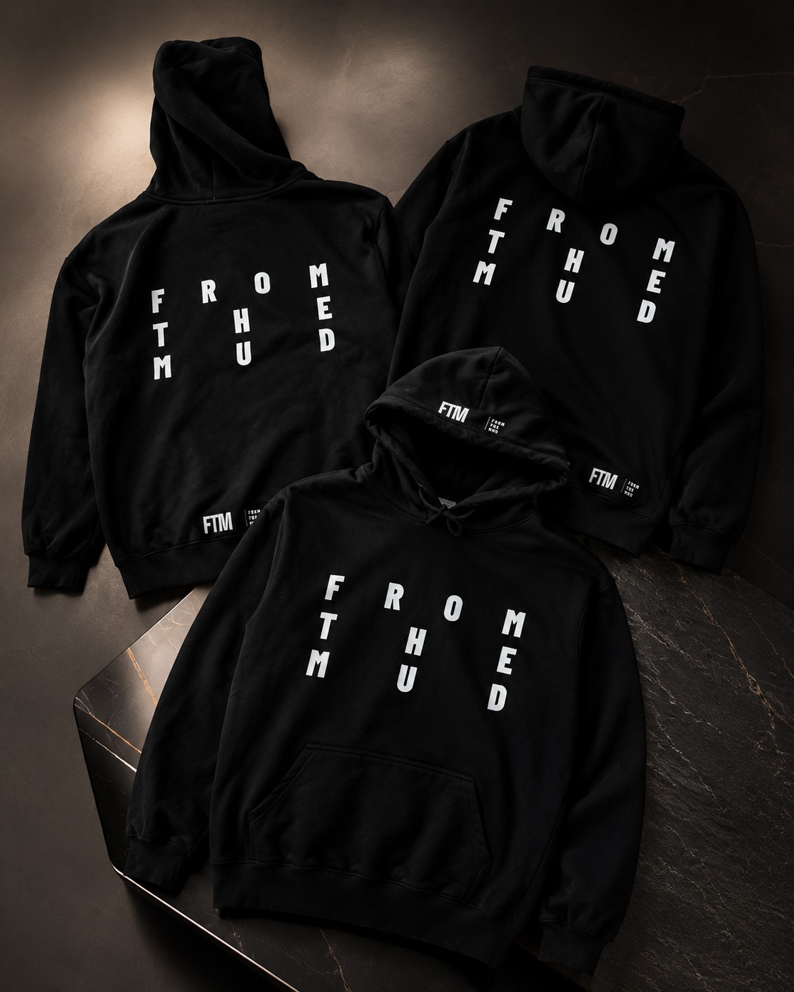 FTM Hoodie — detail views